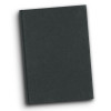 Cotton Hard Cover Notebooks Black Closed